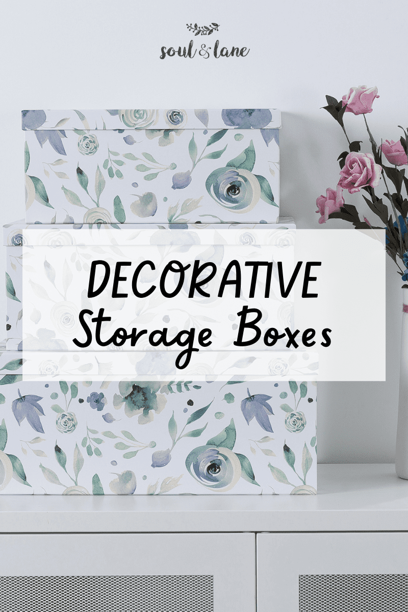 SLPR Decorative Storage Cardboard Boxes with Lids (Set of 3, Black and Gold) | Nesting Gift Boxes for Keepsake Photos