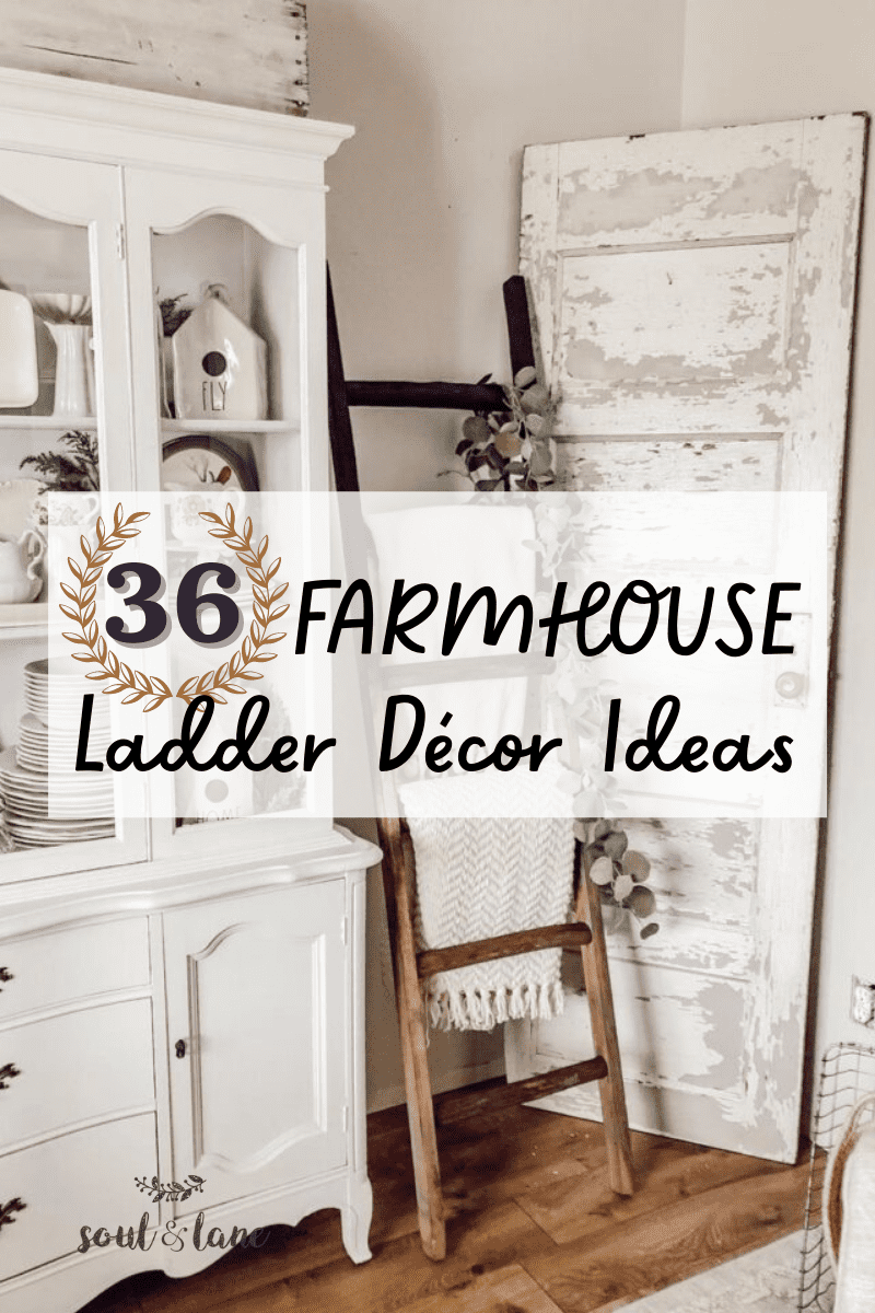 Ladder Shelf Makeover {Farmhouse to Modern!} - Beneath My Heart