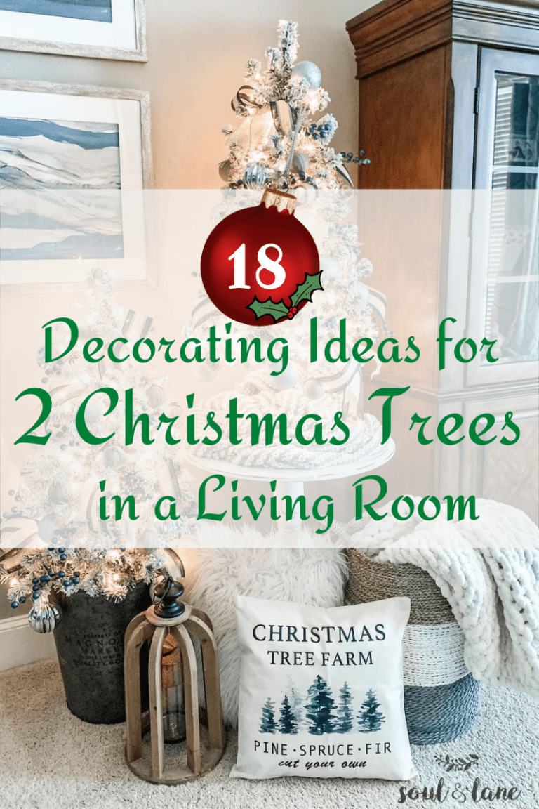 18 Decorating Ideas for Two Christmas Trees in Living Room Bursting ...