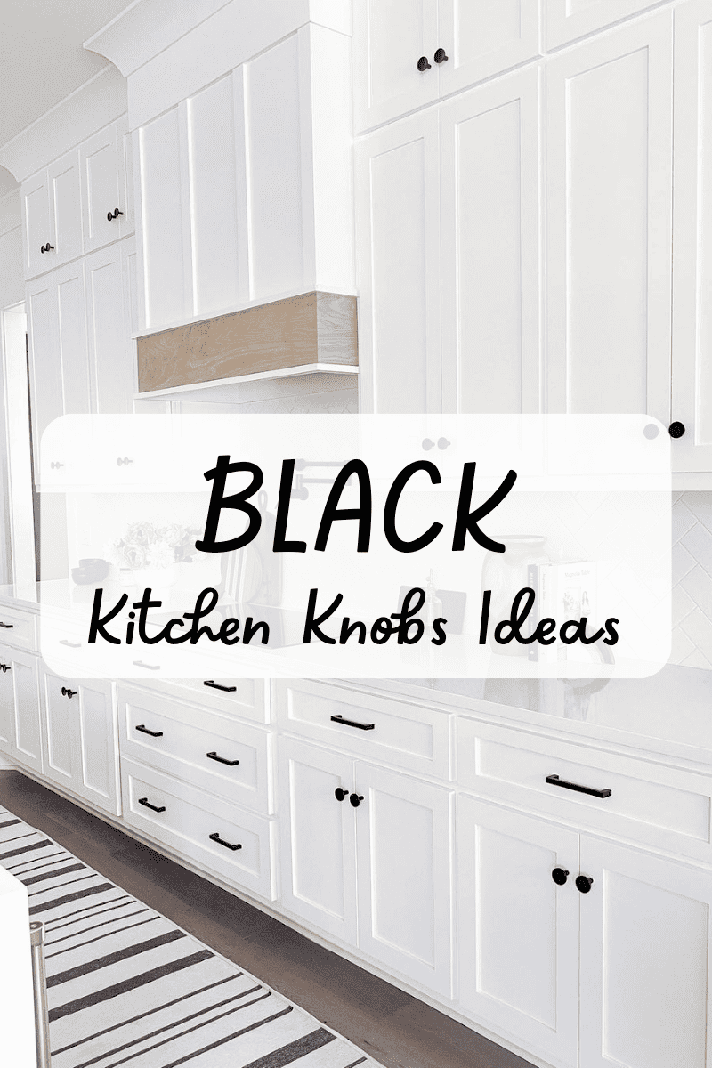 Black Kitchen Hardware Update 