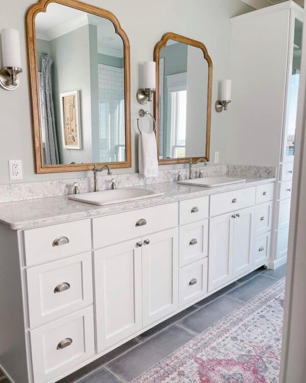 25 Timeless Granite Bathroom Countertop Ideas