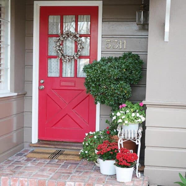 19 Red or Pink Front Door Ideas for a Rousing First Impression