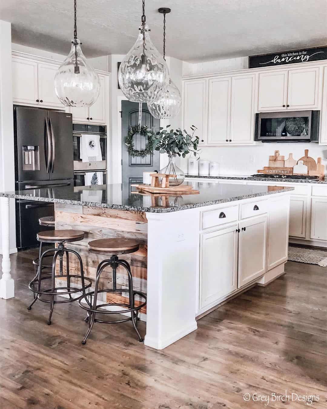 Rustic Accents in Modern White Kitchen - Soul & Lane