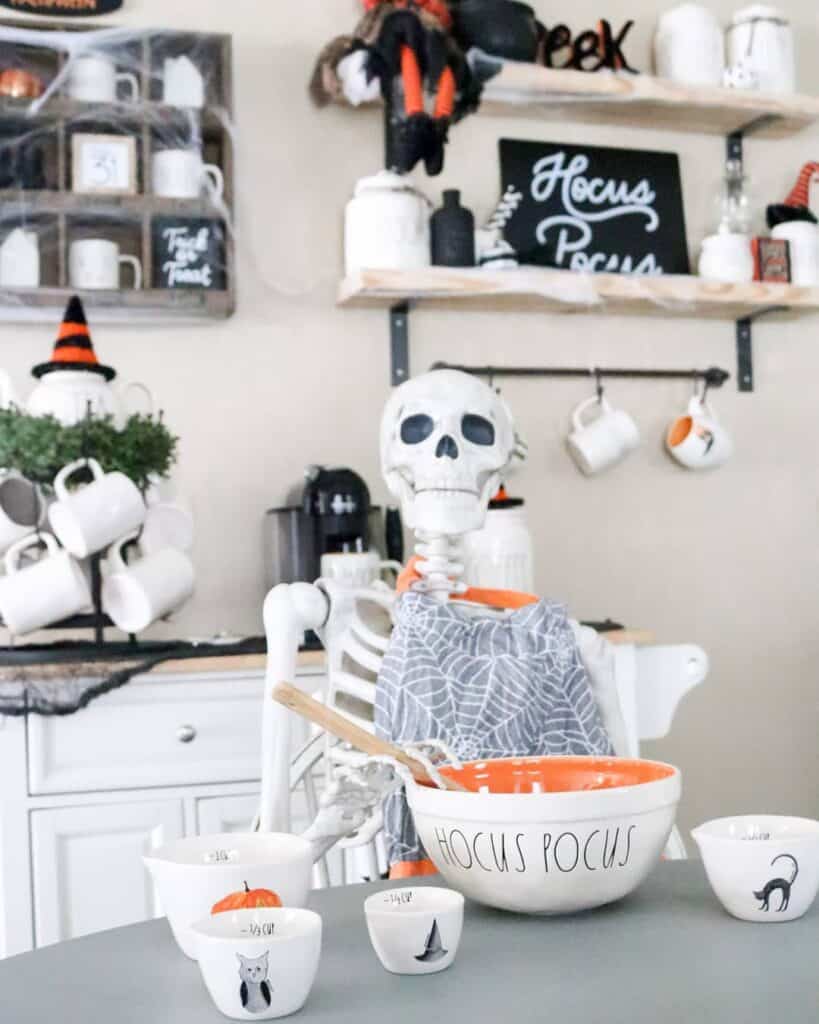 Halloween Baking Accessories in Neutral Kitchen - Soul & Lane