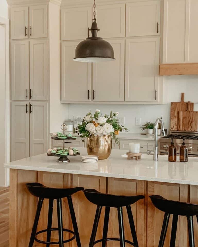 18 Beige Kitchen Cabinets That Are an Alternative to White