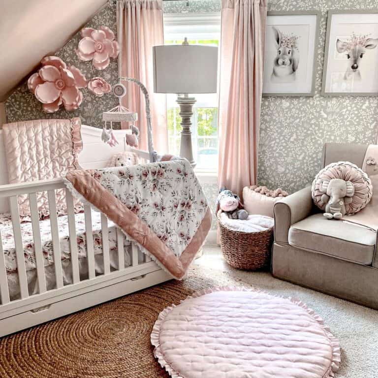 Baby Nursery Wall Decor 20 Lovely Nursery Room Wallpapers We Love   Praise Wedding