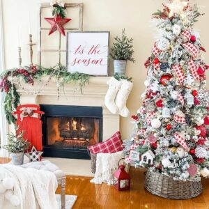 39 Woven Tree Collar Ideas for the Modern Christmas Tree
