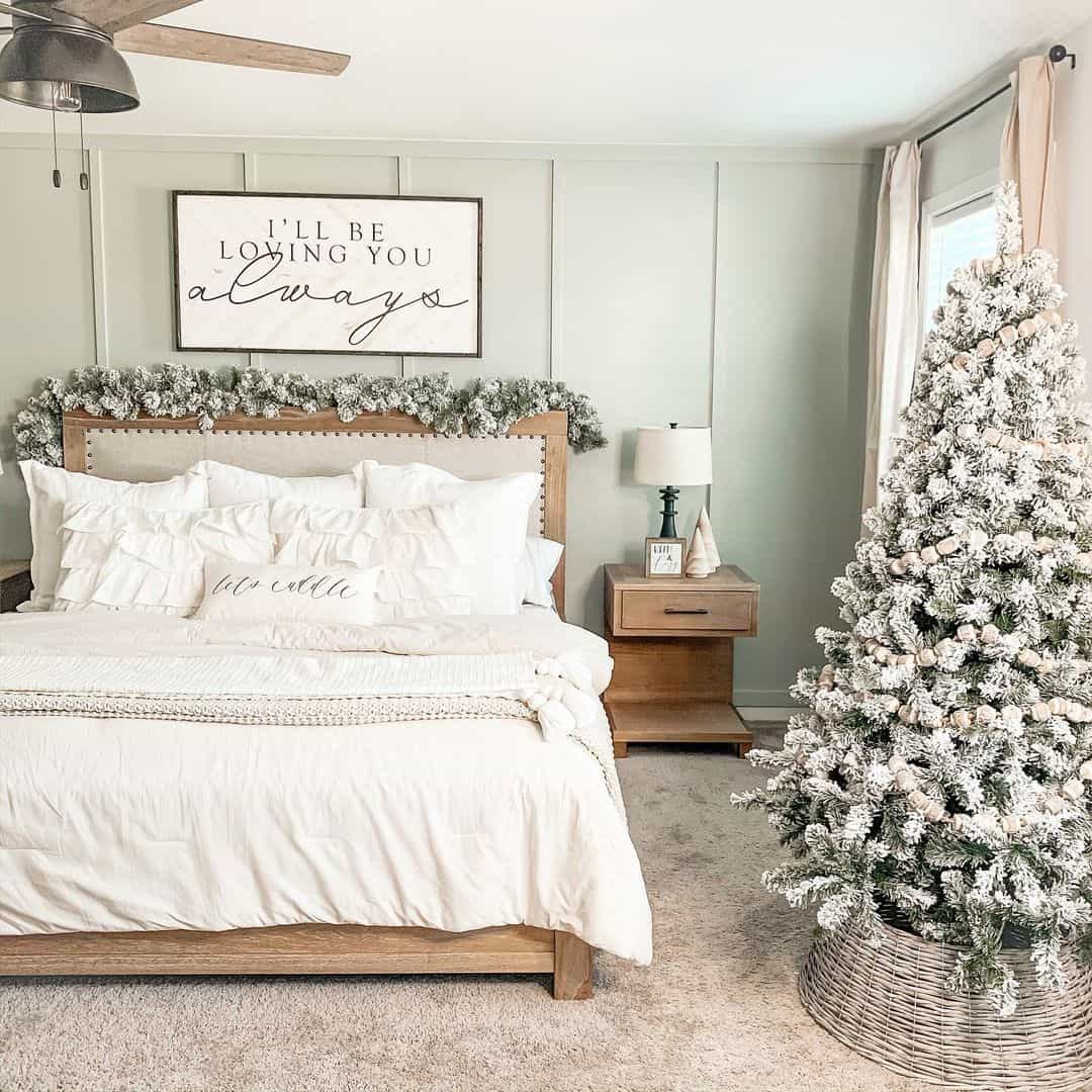 White Tree in a Paneled Bedroom - Soul & Lane