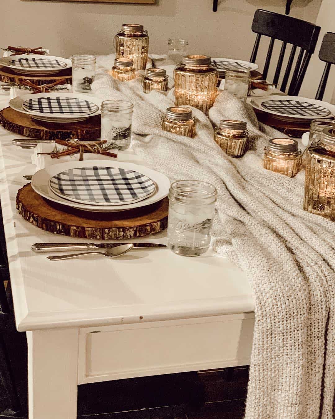Gold Party Decor, Black and Gold Mason Jar Set, Table Centerpieces