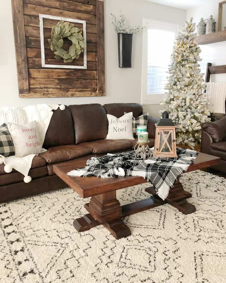 Dark Brown Couch Living Room Ideas - Soul & Lane