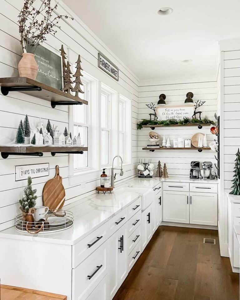34 Floating Kitchen Shelves to Grace Your Walls
