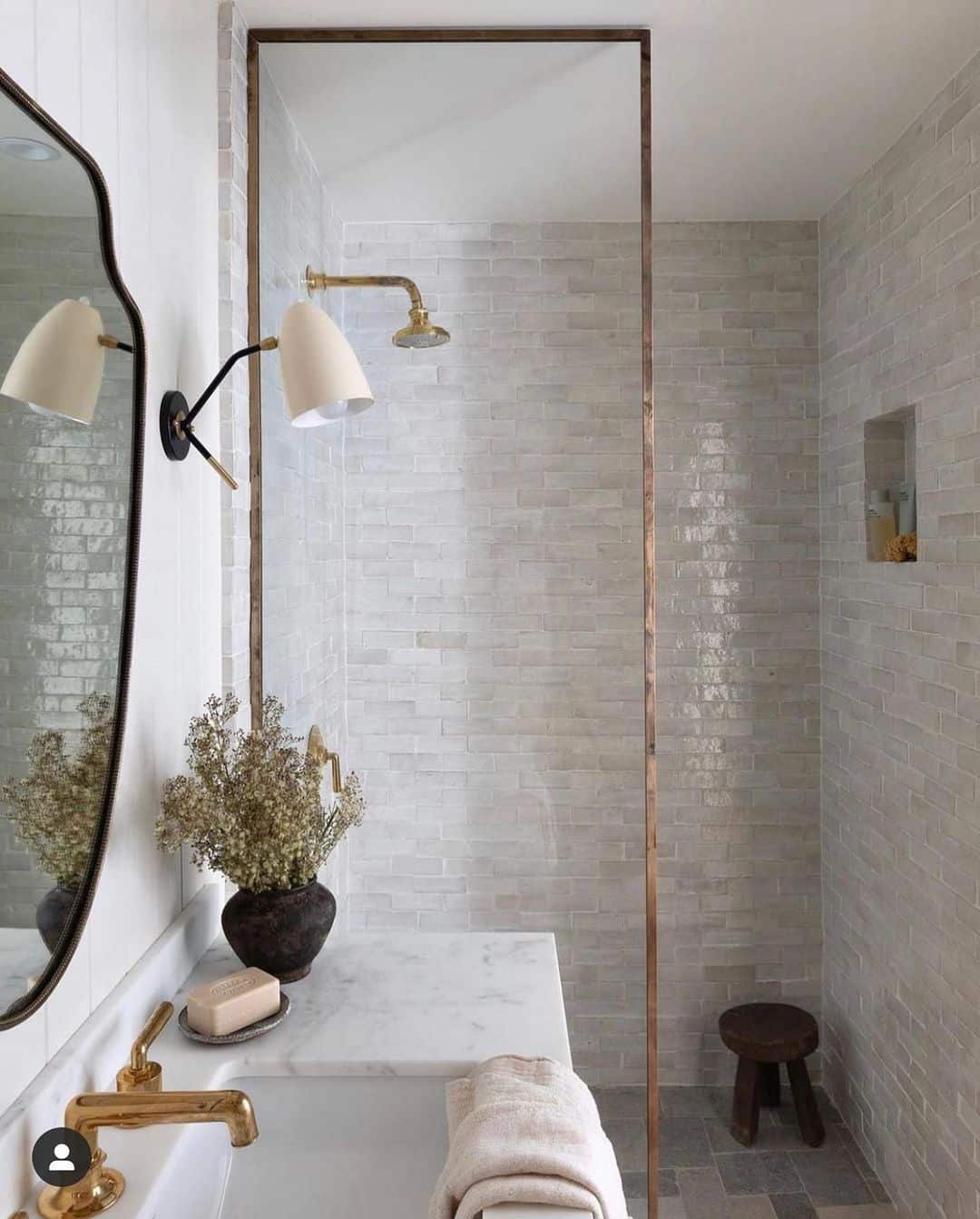 Griege Tile Walk In Shower Ideas For Small Bathrooms 