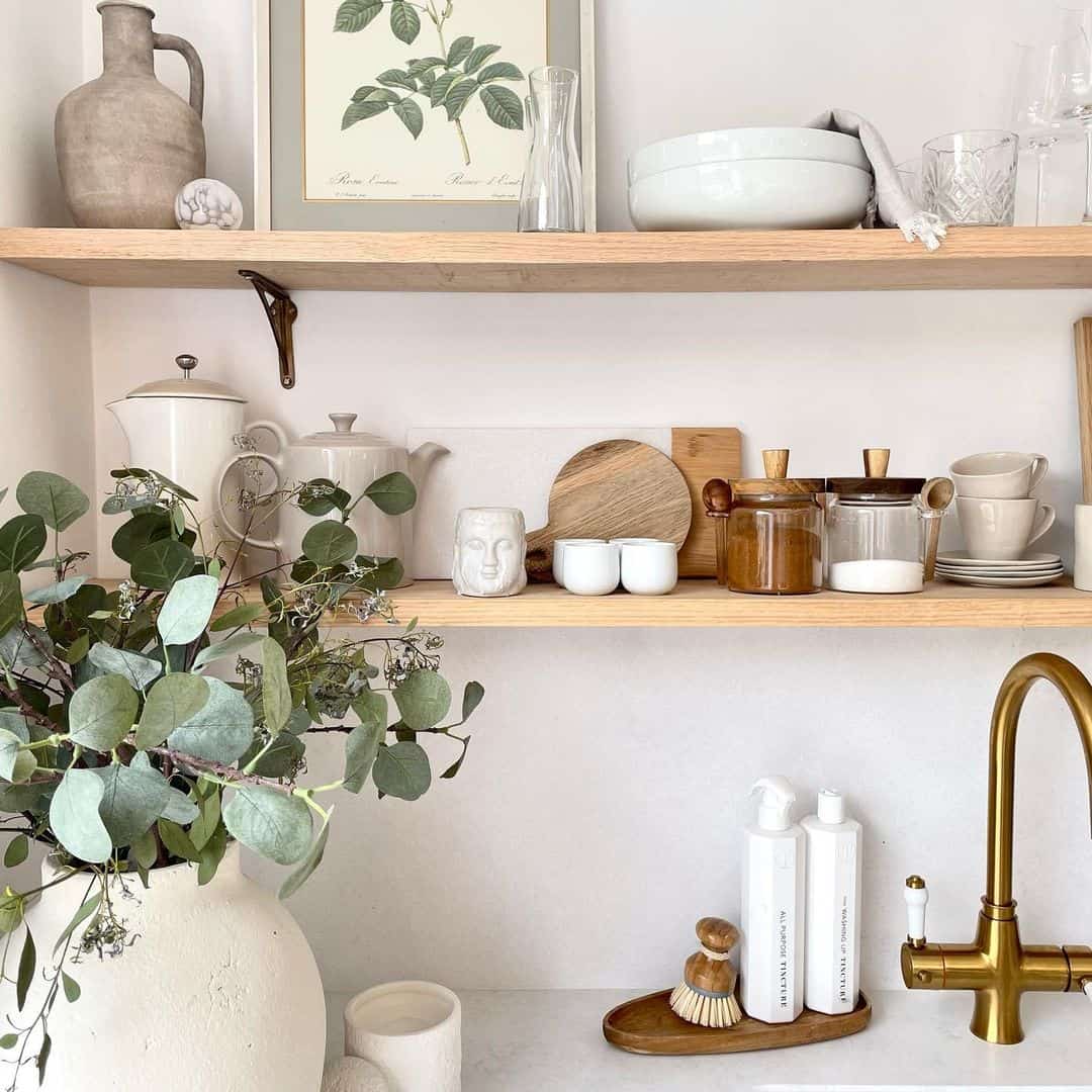 Open Kitchen Shelf Decor Ideas 