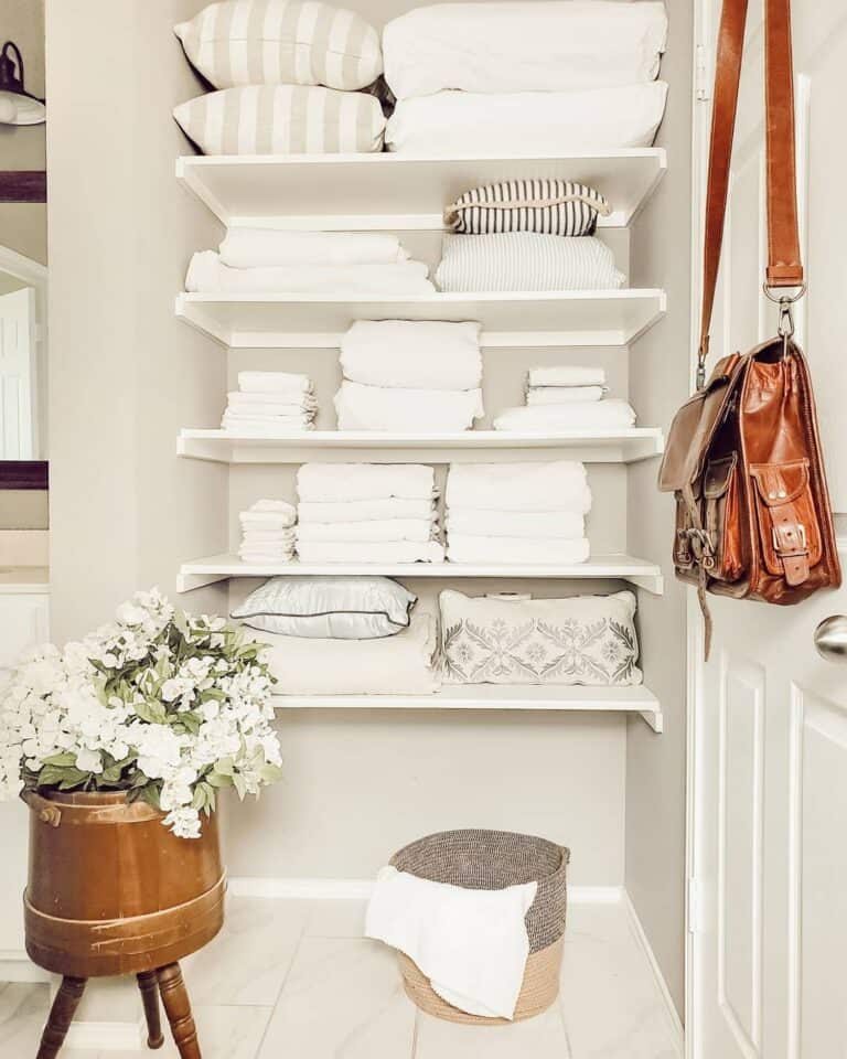 12 Bathroom Closet Ideas For A Clutter-Free Space