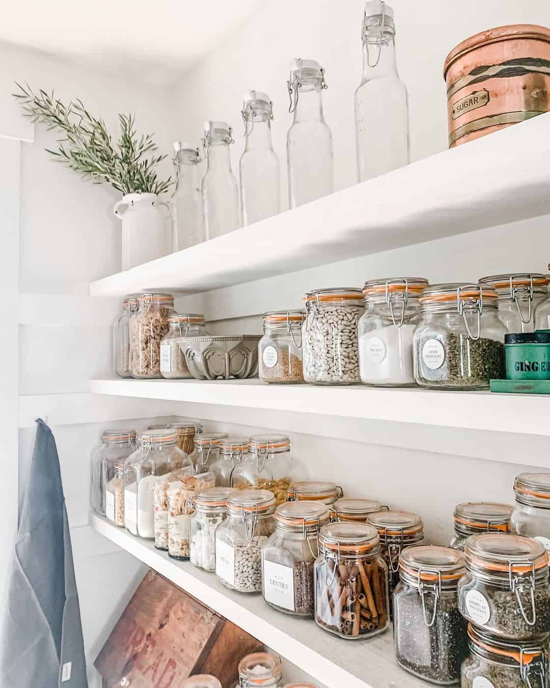 24 Floating Pantry Shelves to Define Your Space