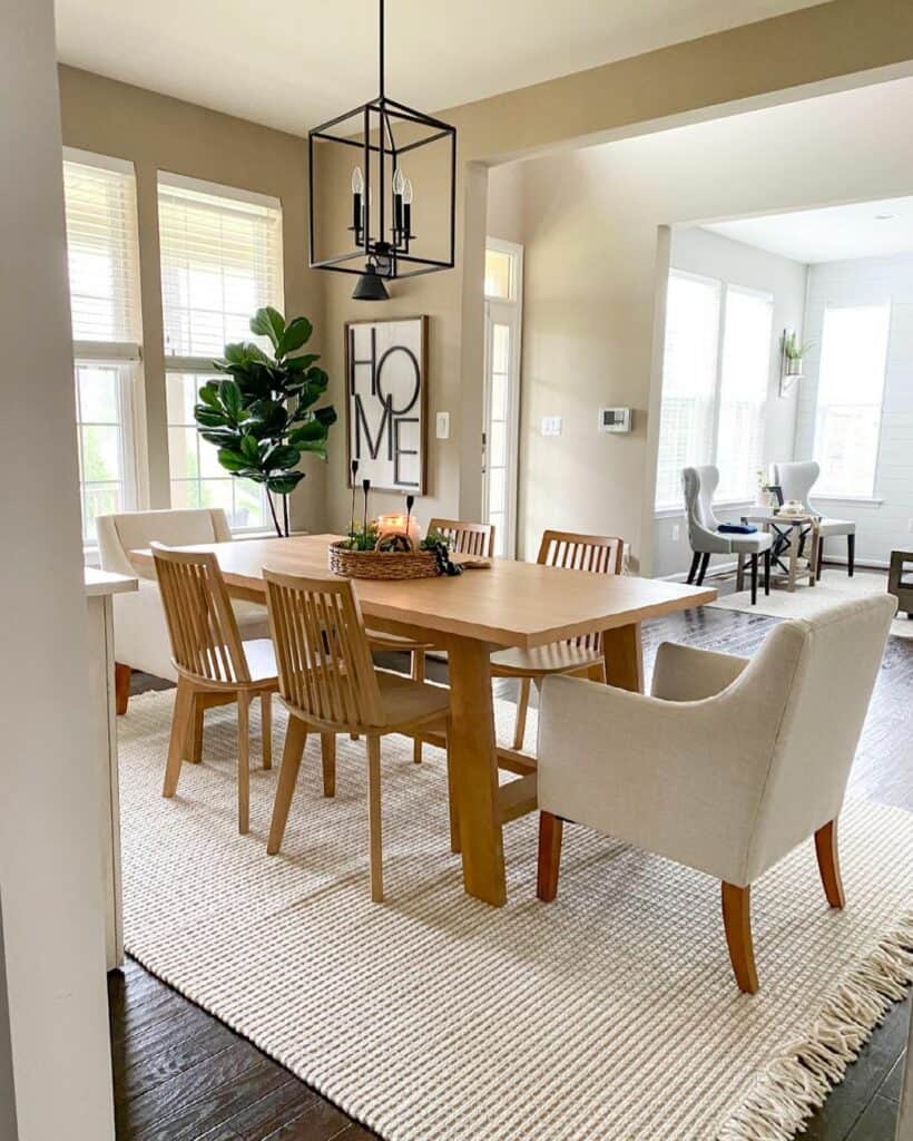 Contemporary Cottage Dining Room With Shaker Table - Soul & Lane