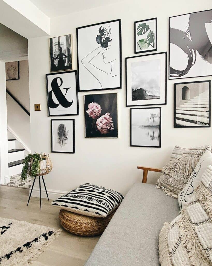 24 Wall Collage Layouts To Add Personalization to Any Room