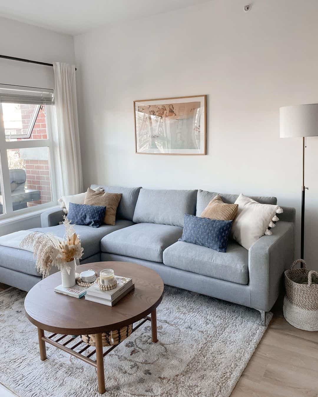 Small Gray Living Room Chaise Lounge Sofa - Soul & Lane