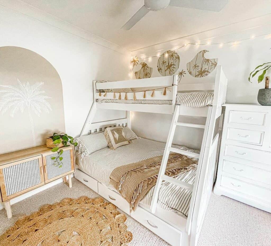 White Kid's Bedroom With Beachy Aesthetic - Soul & Lane
