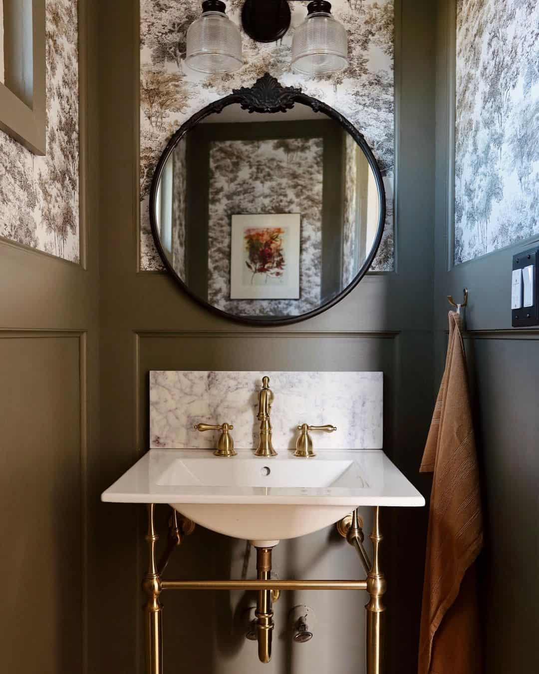 Narrow Small Powder Room Ideas With Personality - Soul & Lane